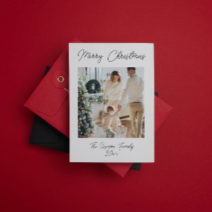 Pas de feestelijke kerst aan briefkaart