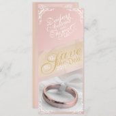 Pas de Foto sparen de Datum aan Save The Date (Voorkant / Achterkant)