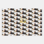 Pas de foto van het eerste Jubileum-huwelijk aan m Inpakpapier Vel (Voorkant)