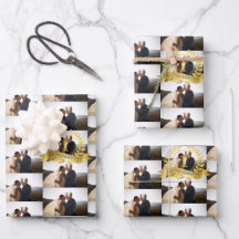 Pas de foto van het eerste Jubileum-huwelijk aan m