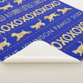 Pas de "Furry Little Kerstmis"-knijper aan Sherpa Deken (3/4)