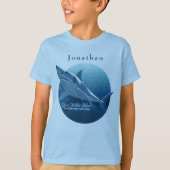 Pas de grote witte haaienrondleiding in de oceaan t-shirt (Voorkant)