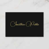 Pas de handgeschreven Sjabloon van de Naam van het Visitekaartje (Voorkant)