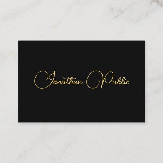 Pas de handgeschreven Sjabloon van de Naam van het Visitekaartje (Voorkant)