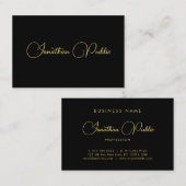 Pas de handgeschreven Sjabloon van de Naam van het Visitekaartje (Voorkant / Achterkant)