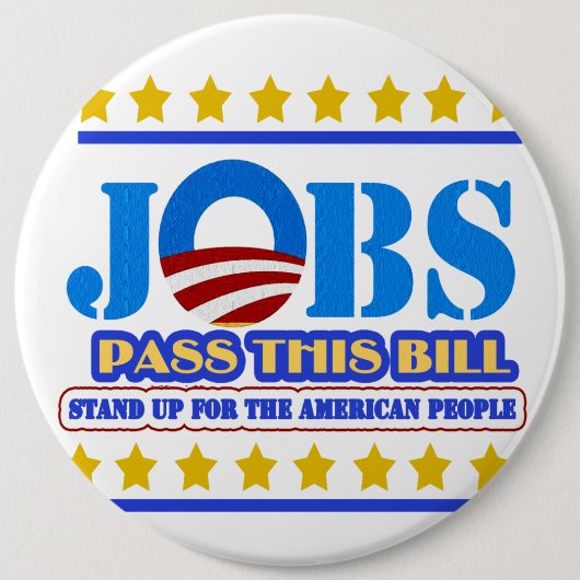 PAS DE JOB BILL NEE BUTTON (Voorkant)