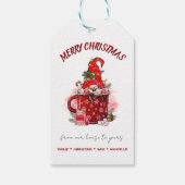 Pas de kerstkerstkerstkerstkerstman aan cadeaulabel (Achterkant)