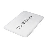 Pas de laatste naam van Couple aan de tekstomloop Badmat (Gekanteld)