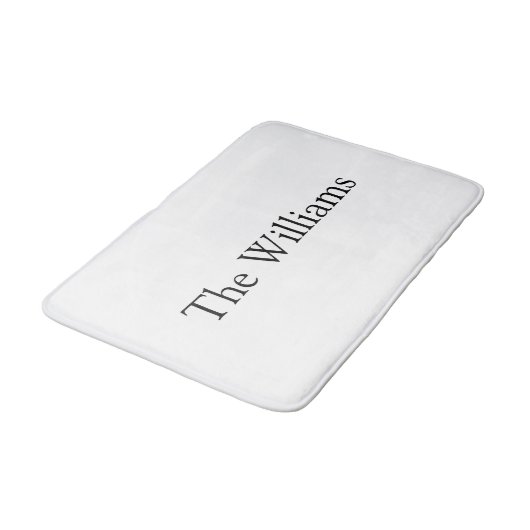 Pas de laatste naam van Couple aan de tekstomloop Badmat (Gekanteld)