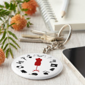 Pas de Label Keychain aan (Zijkant)