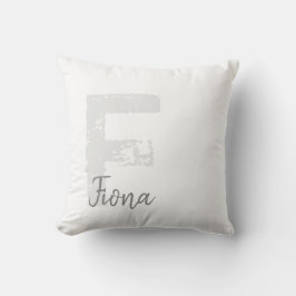 Pas de minimalistische naam van eenvoudige kleuren buitenkussen