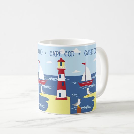 Pas de Mok van de het Souvenirkoffie van de zomerv (Voorkant rechts)