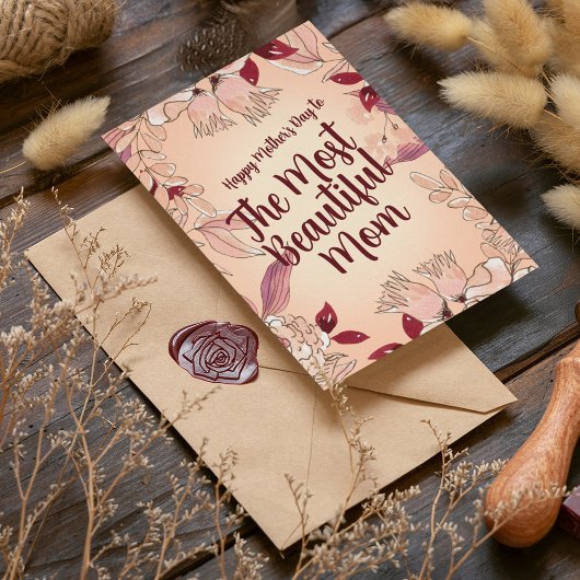 Pas de mooiste mama aan kaart