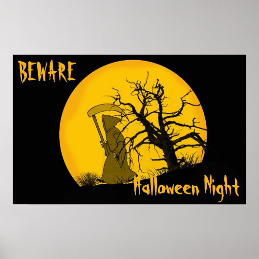Pas de nacht van de Halloween op Poster (Voorkant)