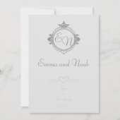 Pas de namen, initialen en frasen Love aan Bedankkaart (Voorkant)