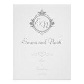 Pas de namen, initialen en frasen Love aan Foto Afdruk (Voorkant)