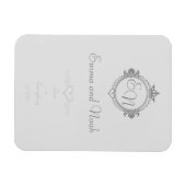 Pas de namen, initialen en frasen Love aan Magneet (Horizontaal)