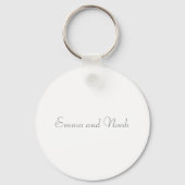 Pas de namen, initialen en frasen Love aan Sleutelhanger (Achterkant)