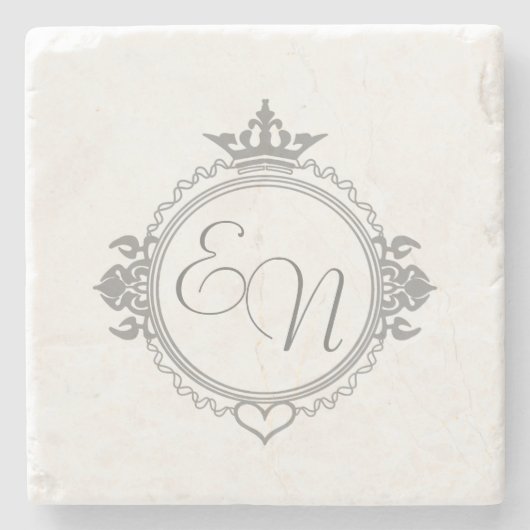 Pas de namen, initialen en frasen Love aan Stenen Onderzetter (Voorkant)