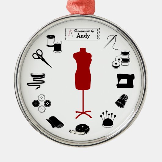 Pas de Ornament van het Etiket aan (Voorkant)