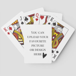 Pas de poker van 2,5 x 3,5 inch aan pokerkaarten