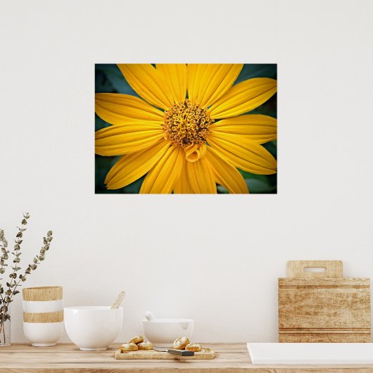 Pas de prachtige gele ventilator aan poster (Keuken)