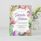 Pas de prachtige Waterverf aan die wordt geschetst Kaart (Staand voorkant)