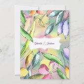 Pas de prachtige Waterverf aan die wordt geschetst Kaart (Achterkant)