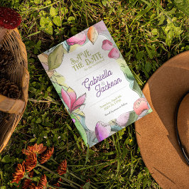 Pas de prachtige Waterverf aan die wordt geschetst Save The Date