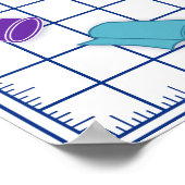 Pas de Quilt Tijd van het Etiket aan Poster (Hoek)