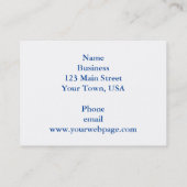 Pas de Quilt Tijd van het Etiket aan Visitekaartje (Achterkant)