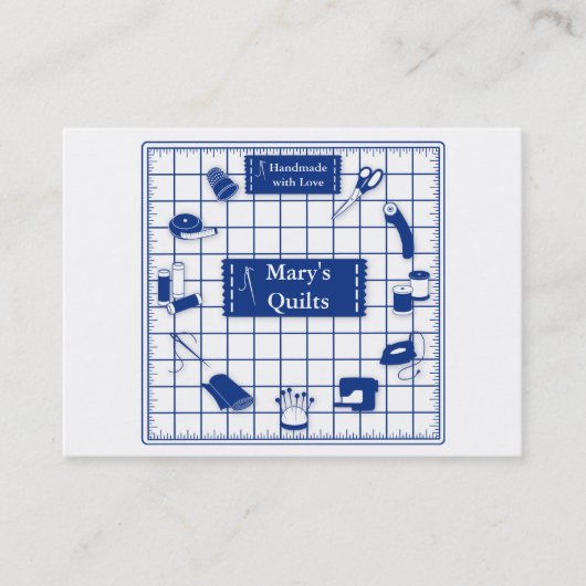 Pas de Quilt Tijd van het Etiket aan Visitekaartje (Voorkant)