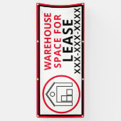 Pas de ruimte van het Pakhuis voor de Omheining va Spandoek (Verticaal)