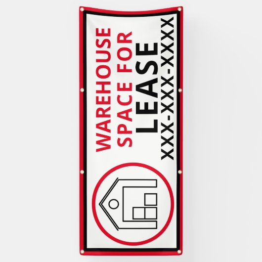 Pas de ruimte van het Pakhuis voor de Omheining va Spandoek (Verticaal)