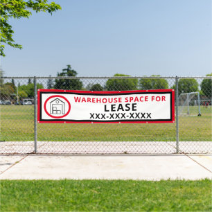 Pas de ruimte van het pakhuis voor de Omheining va Spandoek