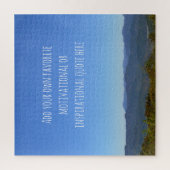 Pas de Schilderachtig Berghorizon van de Band van  Legpuzzel (Verticaal)