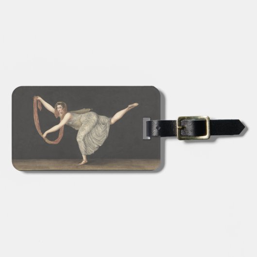 Pas-de-Shawl Dans Annette Kobler Amsterdam 1812 Bagagelabel (Voorkant horizontaal)