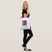 Pas de Sjabloon Trendy van de Tekst van het Afbeel Tote Bag (Op model)