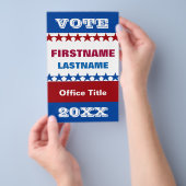 Pas de Sjabloon van de Campagne aan Flyer (Hand)