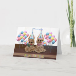 Pas de standaard "Happy Birthday" aan Kaart