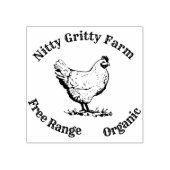 Pas de Stempel van het Kippenei Kleine Bedrijfs aa (Afrduk)