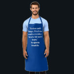 Pas de tekst van de Naam minimalistisch elegant bl Schort<br><div class="desc">Pas Naamtekst minimalistisch blauw wit Schort aan Pas aan,  personaliseer met naam,  citaat,  uitdrukking,  of tekst. Zeer geschikt voor koks,  koks,  aardewerk,  keramiek,  ambachten,  werk,  keuken,  bakken,  bbq,  grill,  en ook bedrijven en winkels,  enz</div>