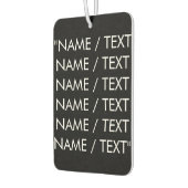 Pas de tekst van de Naam minimalistisch elegant zw Luchtverfrisser (Links)