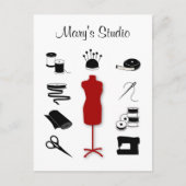 Pas de tekstansichtkaart aan briefkaart (Voorkant)