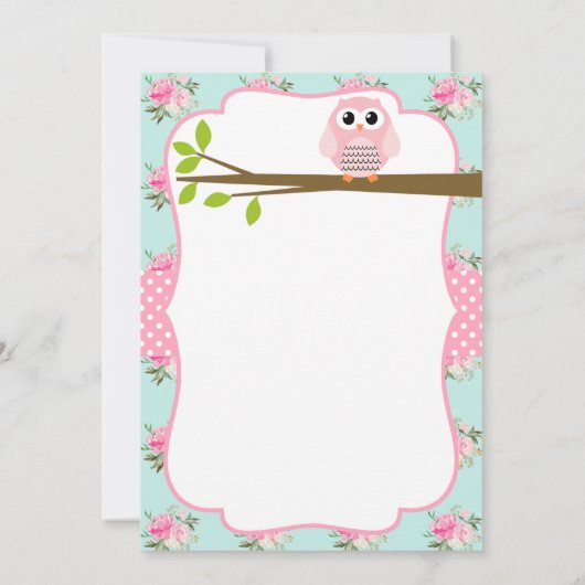 Pas de Uitnodiging van het Rode Baby shower van de (Achterkant)