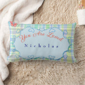 Pas de vastgelegde blauwe hartgrens aan u wordt ge kussen (Deken)