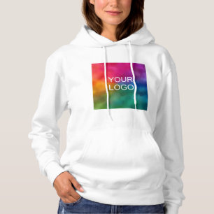 Pas de Witte Sjabloon van de Kleur aan toevoegen h Hoodie