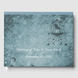 Pas Deep Blue Steampunk Bird Cage aan Gastenboek