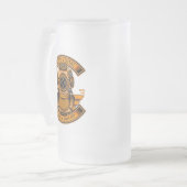 Pas Deep Sea Divers Duikhelm Uitrusting Sport aan Matglas Bierpul (Voorkant links)