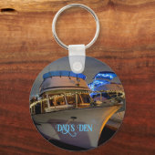 Pa's Den Hershine Trawler Boating Sleutelhanger (Voorkant)